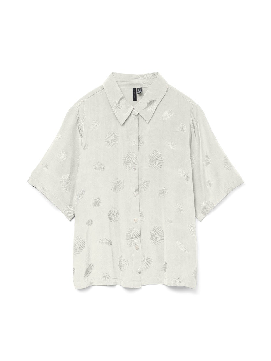 Vmtrille 2/4 Shirt Wvn - Wit