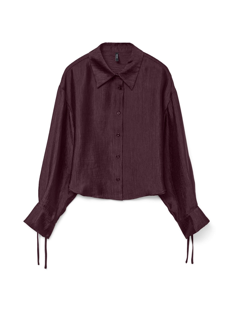 Jdylayla L/s Hn Stripe Pullover Knt - Bordeaux