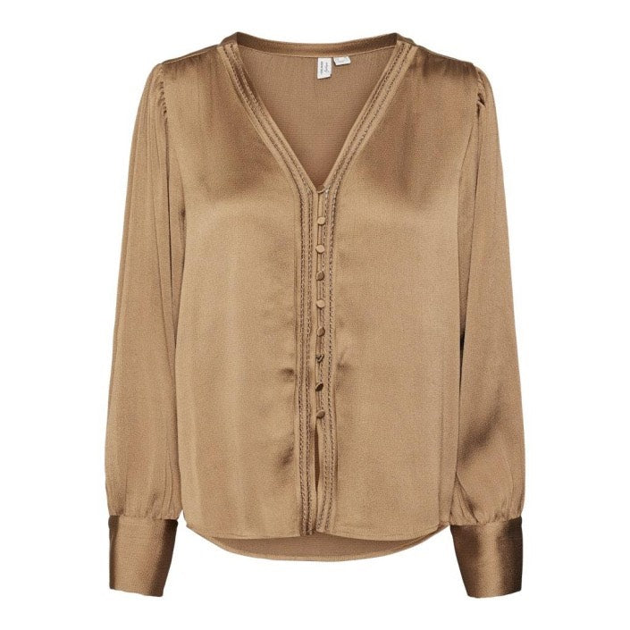 Vmomana Ls Shirt - Bruin