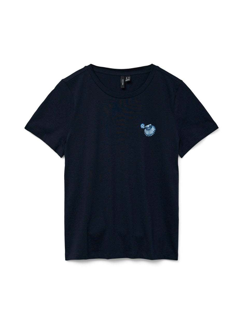 Vmsandra Francis Ss Top Box Jrs - Navy