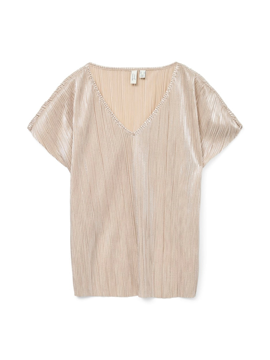 Vmduvi S/s V-neck Top Jrs Btq Ga Nl - Kit