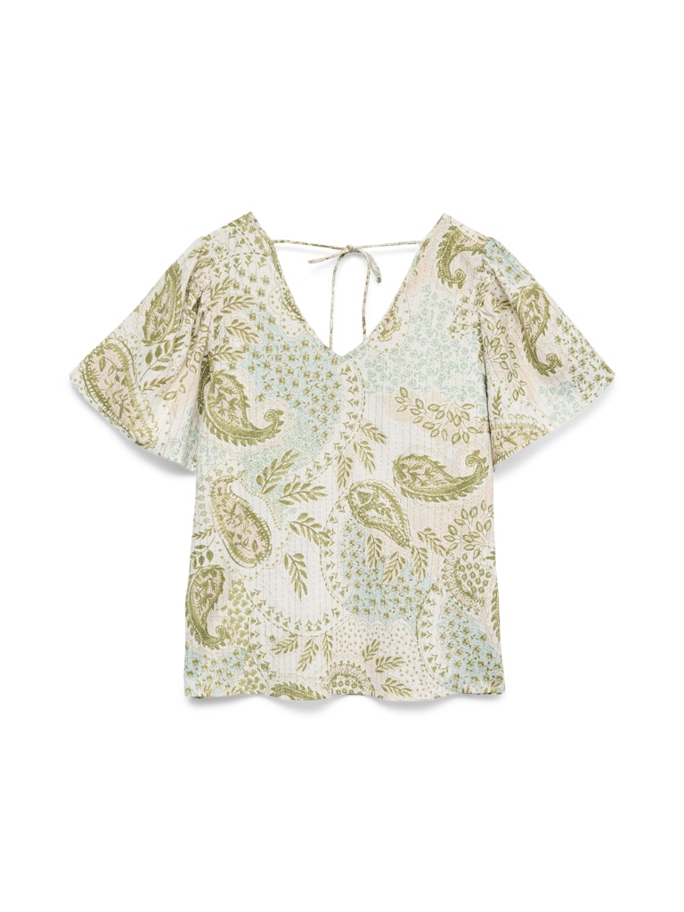Vmnina 2/4 Short Top - Groen Dessin