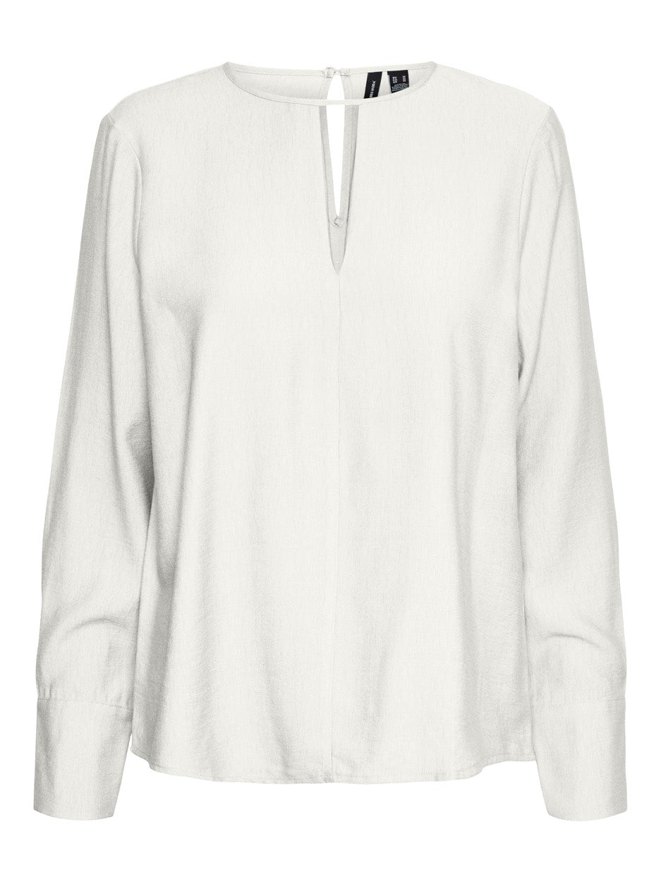 Vmsonja Ls Top Wvn Ga - Off-white