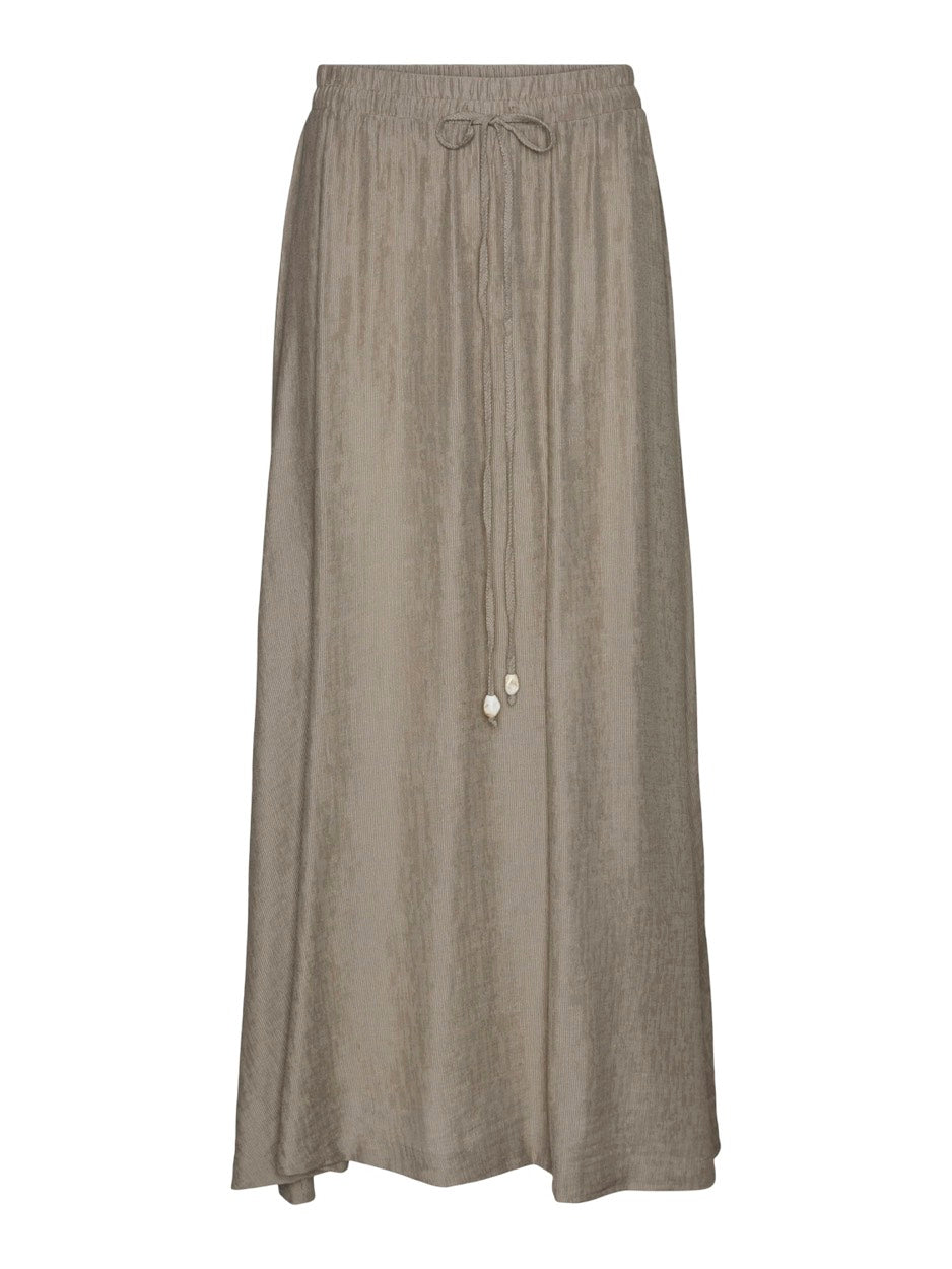 Vmoura Hw Ankle Skirt Wvn - Grijs