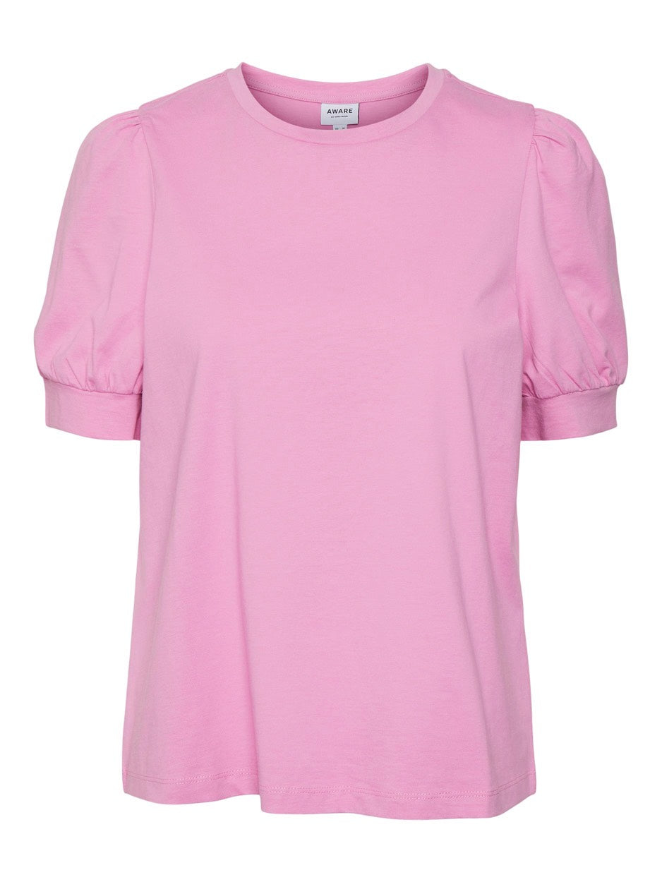 Vmkerry 2/4 O-neck Top Vma Jrs Noo - Roze