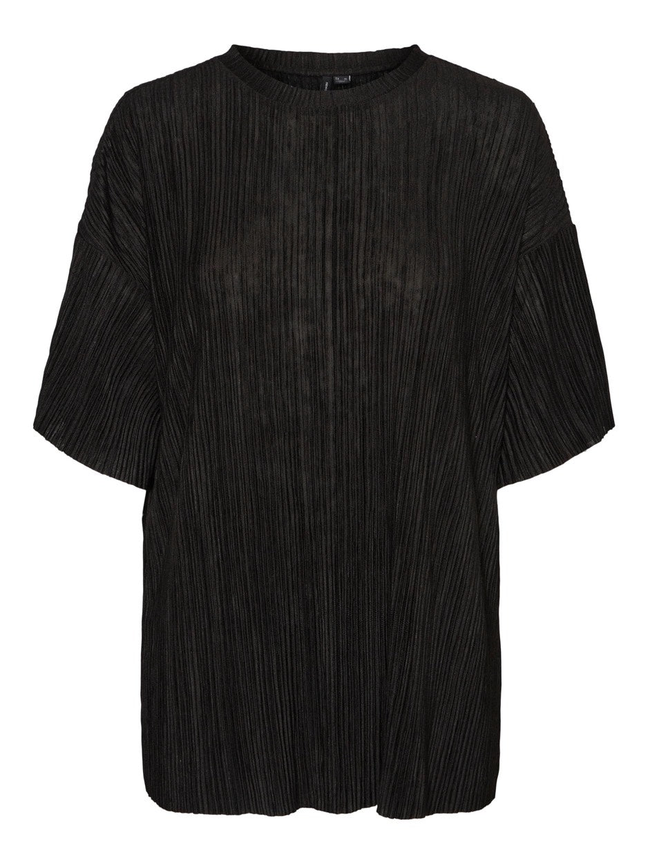Vmcari 24 Long Oversize Top Jrs - Zwart