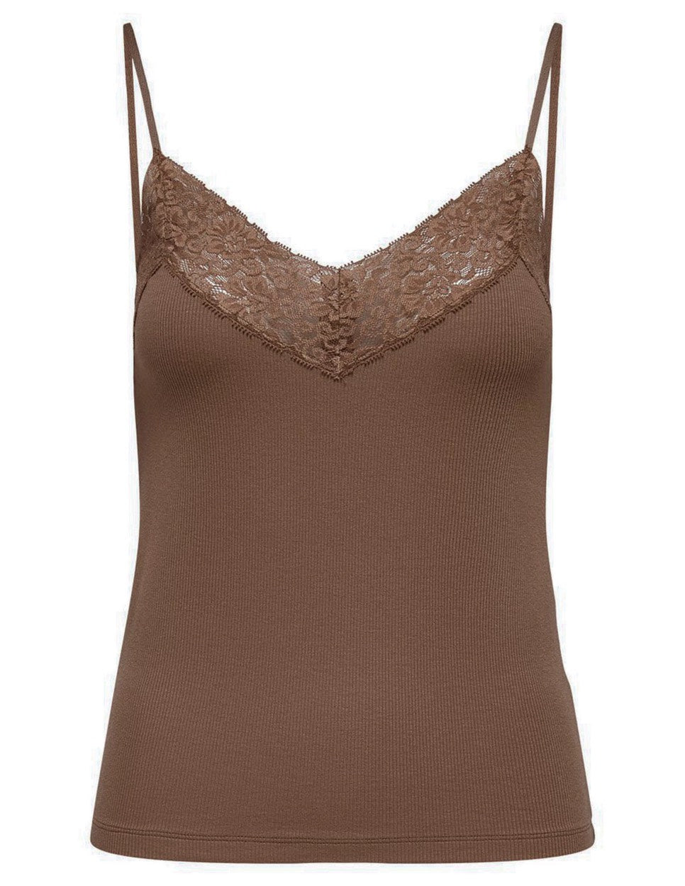 Onltilde Rib Lace Singlet Jrs - Bruin