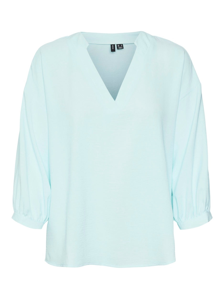 Vmgaiga 3/4 Top Wvn Btq Ga - Aqua