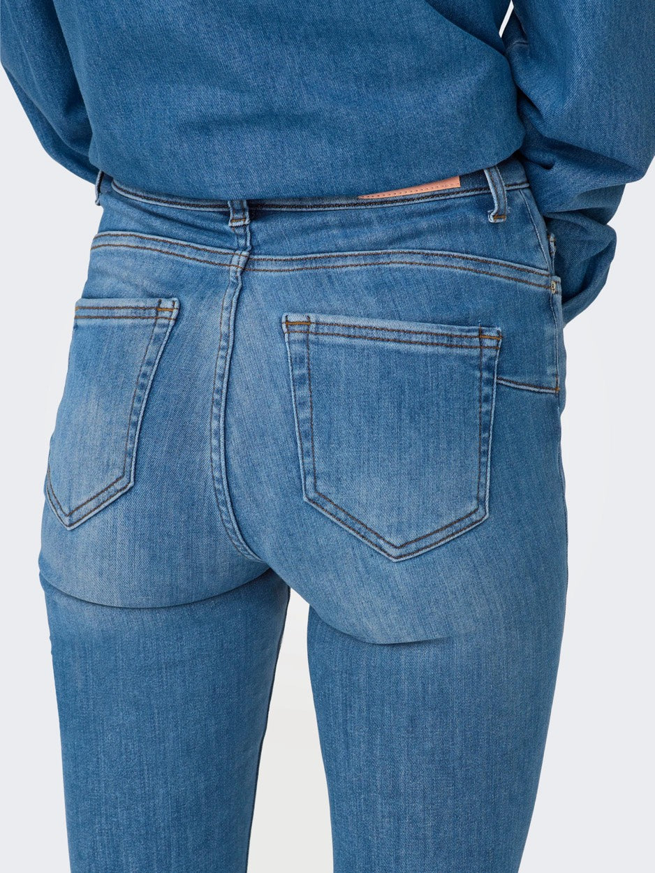 Onlblush Hw Sk Push Up Rea451 - Blue Denim