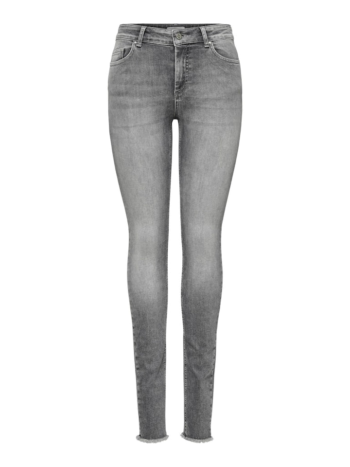Onlblush Mid Sk Ank Raw Jns Rea0918. . 1938. - Grey Denim
