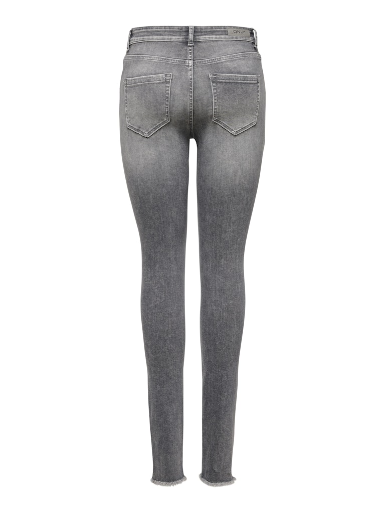 Onlblush Mid Sk Ank Raw Jns Rea0918. . 1938. - Grey Denim