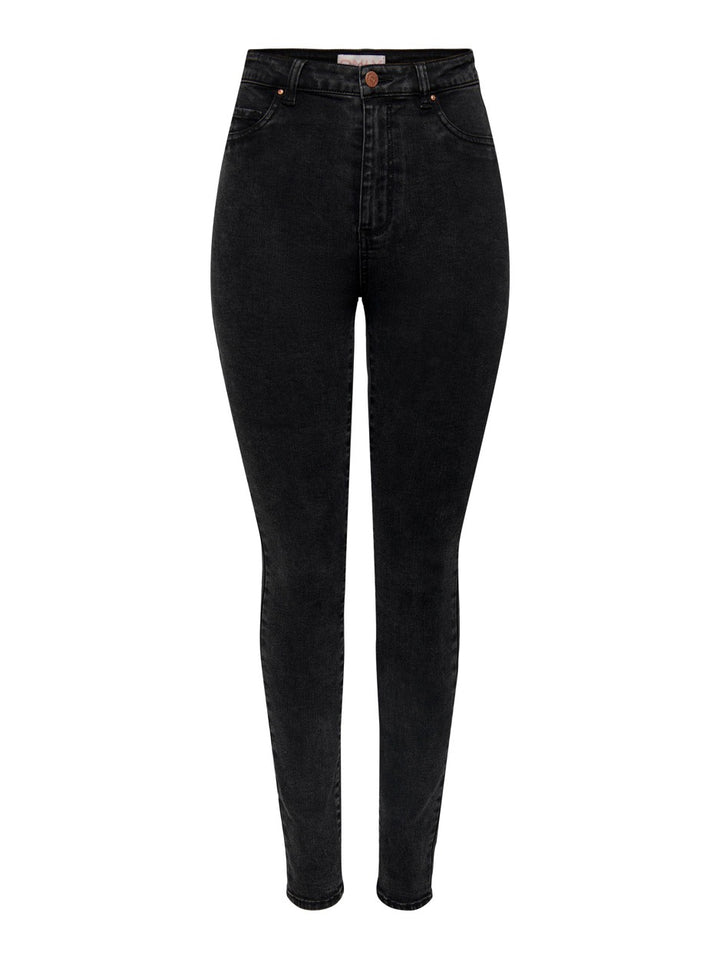 Onlrain-wauw Ex Hw Sk  Lg Ank Dnm G - Black Denim
