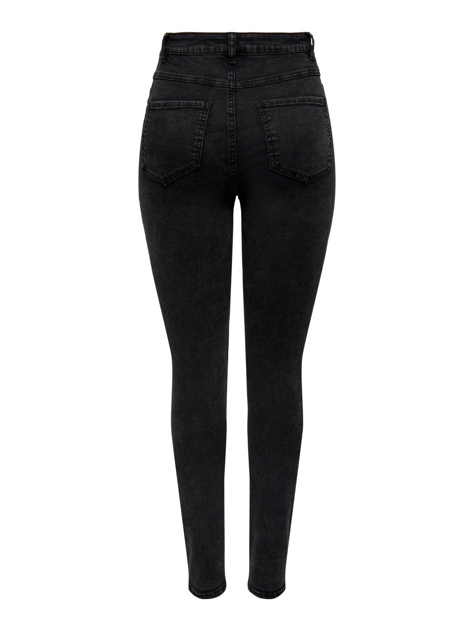 Onlrain-wauw Ex Hw Sk  Lg Ank Dnm G - Black Denim