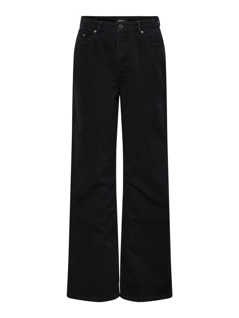 Onlcamille Life Ex Hw Wide Dnm Noos - Black Denim