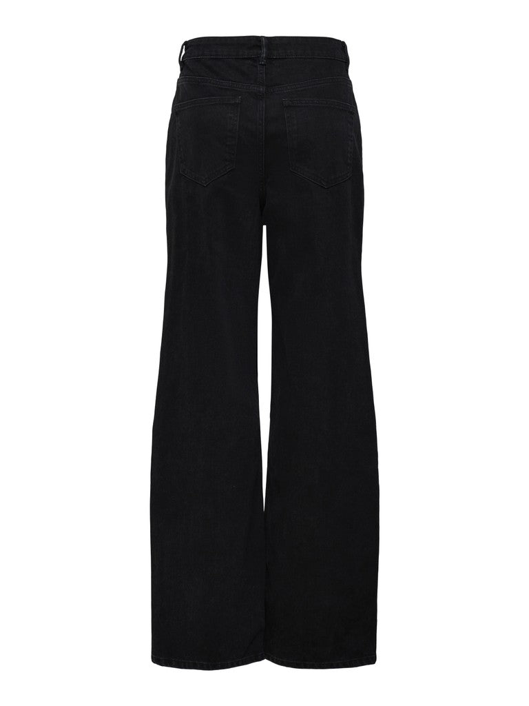 Onlcamille Life Ex Hw Wide Dnm Noos - Black Denim