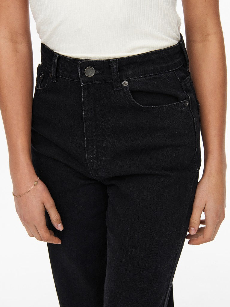 Onlcamille Life Ex Hw Wide Dnm Noos - Black Denim