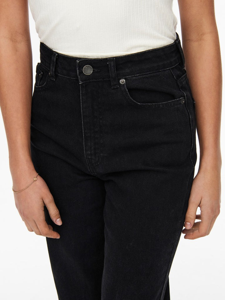 Onlcamille Life Ex Hw Wide Dnm Noos - Black Denim