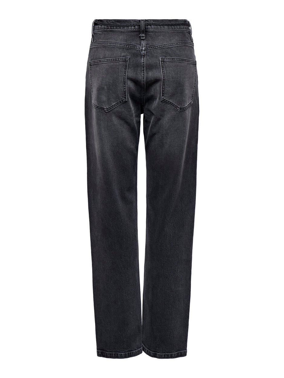 Onlgypsy Hw Straight Stretch Sik559 Dnm - Black Denim