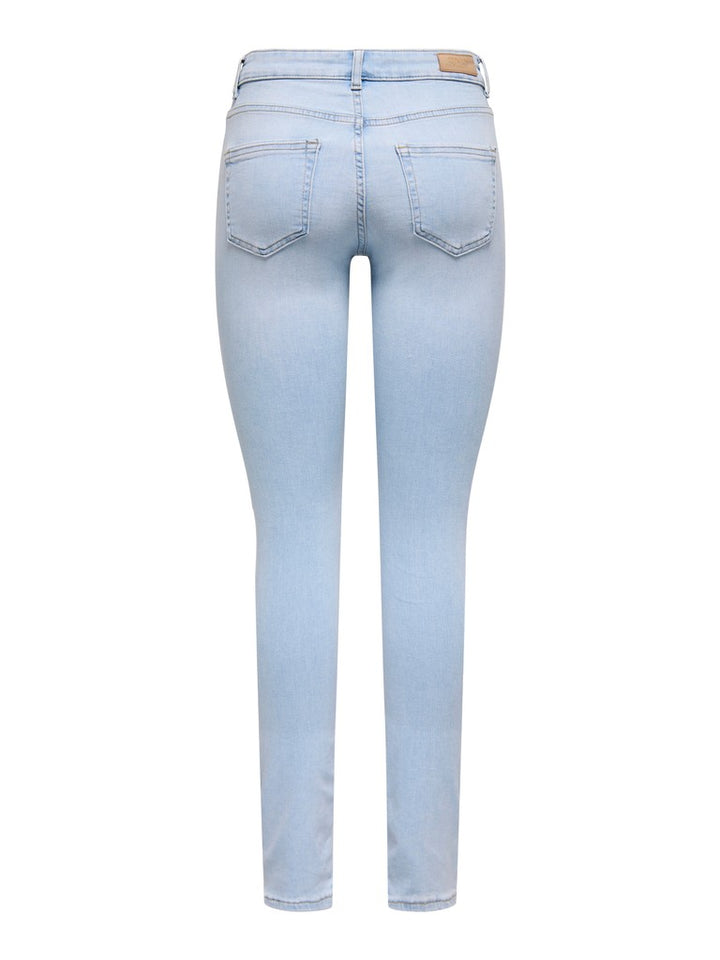Onlblush Mid Skinny Dnm Tai006 - Lichtblauw