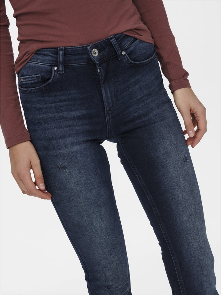 Onlblush Mid Flared Dnm Rea409 Noos - Blue Denim