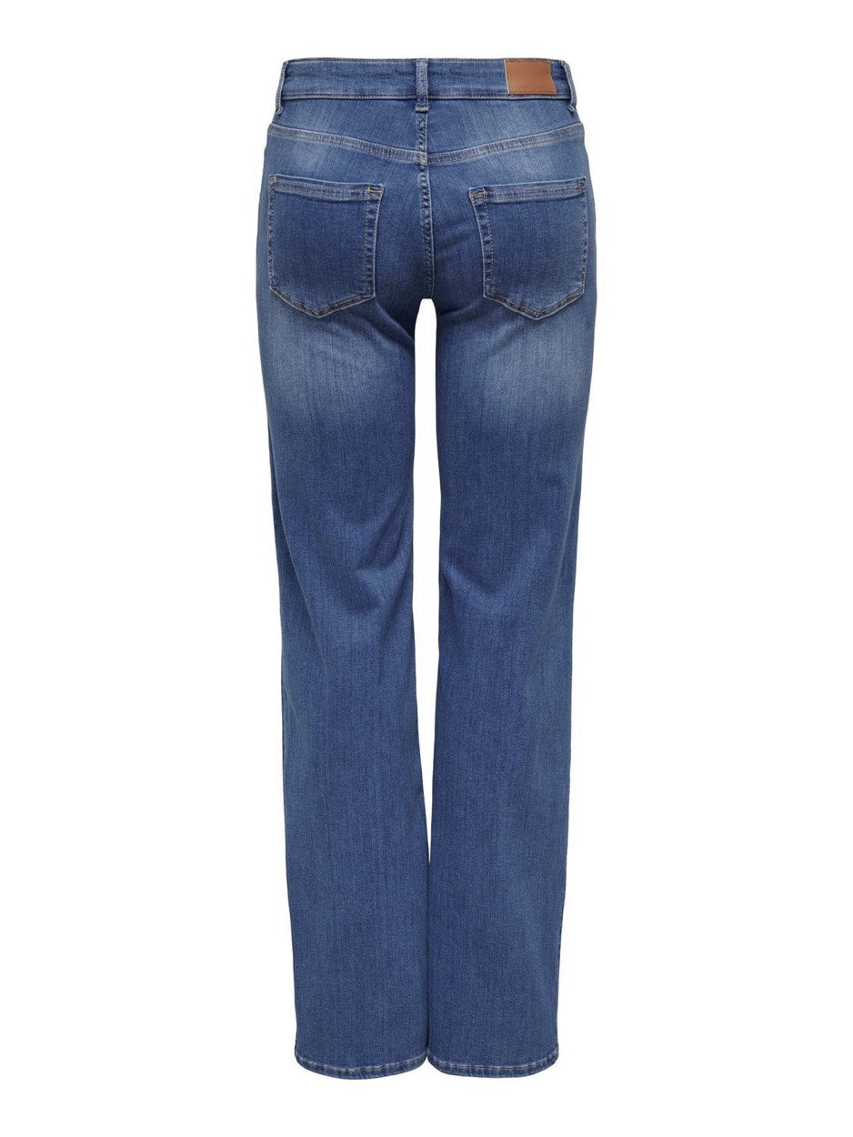 Onlblush Mid Straight Dnm Rea12187 - Blue Denim