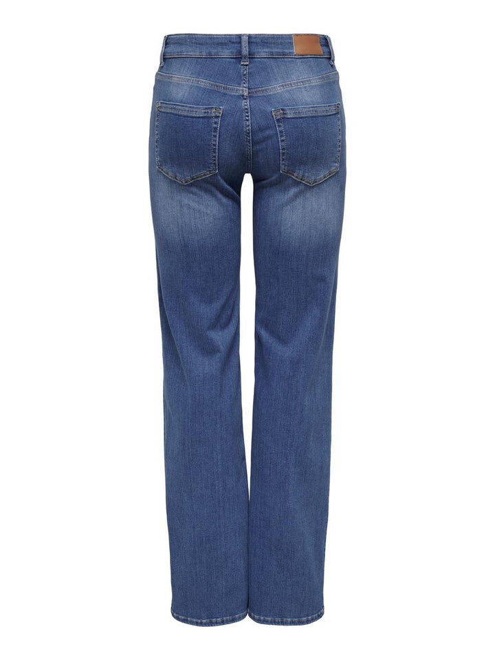 Onlblush Mid Straight Dnm Rea12187 - Blue Denim