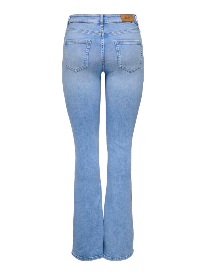 Onlblush Mid Flared Dnm Tai198 Noos - Blue Denim