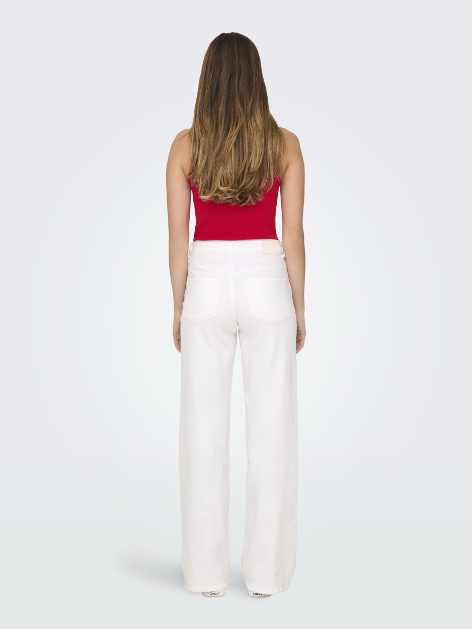 Jdyfelina Fina Hw Wide White Jns Dnm - Wit