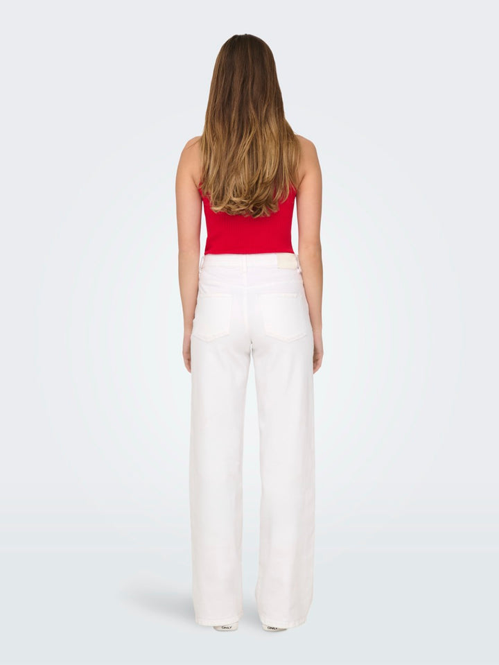 Jdyfelina Fina Hw Wide White Jns Dnm - Wit