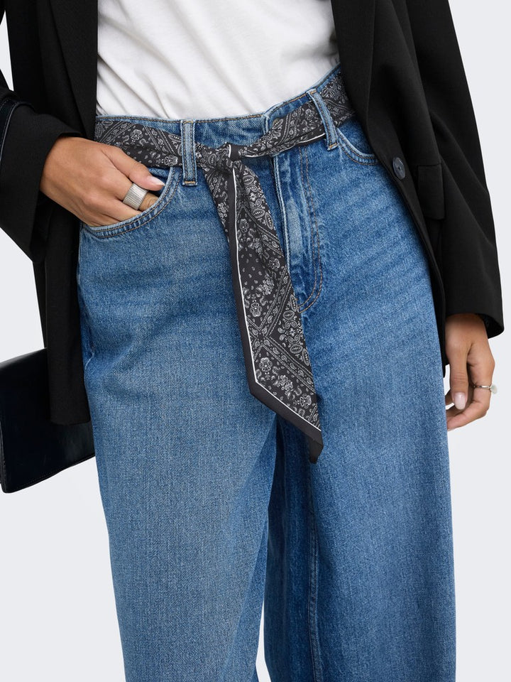 Jdyvera Hw X-wid Scarf Jeans Mb Dnm - Blue Denim