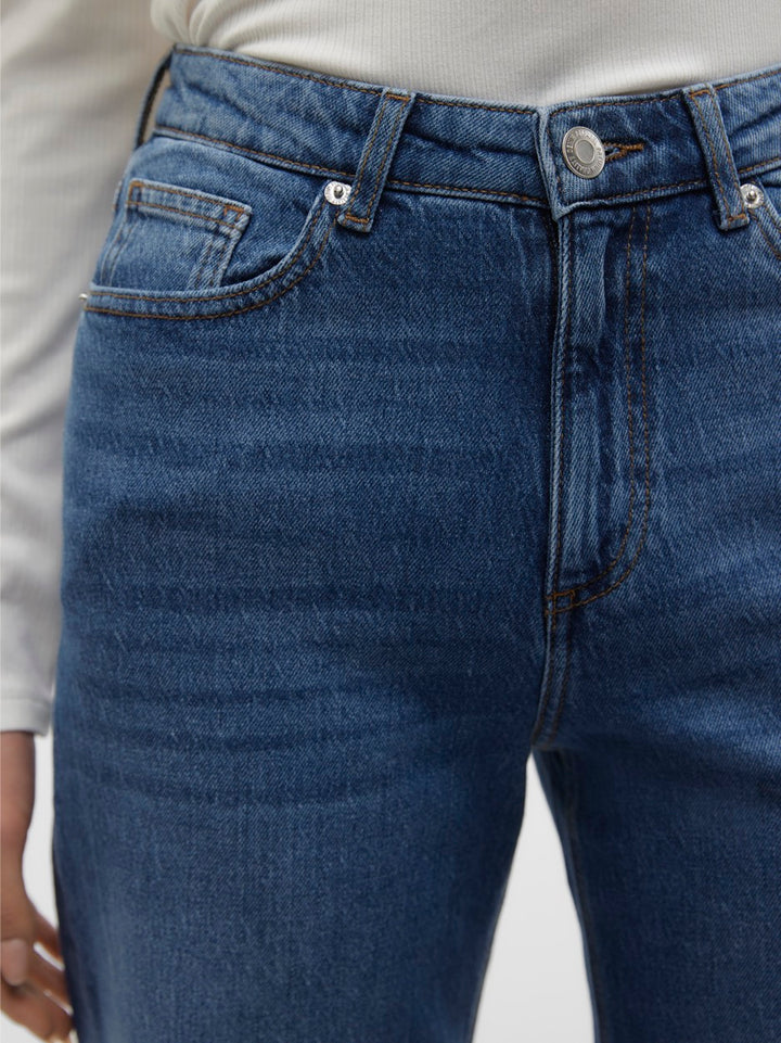 Vmtessa Hr Wide Jeans Ra380 Ga Noos - Blue Denim