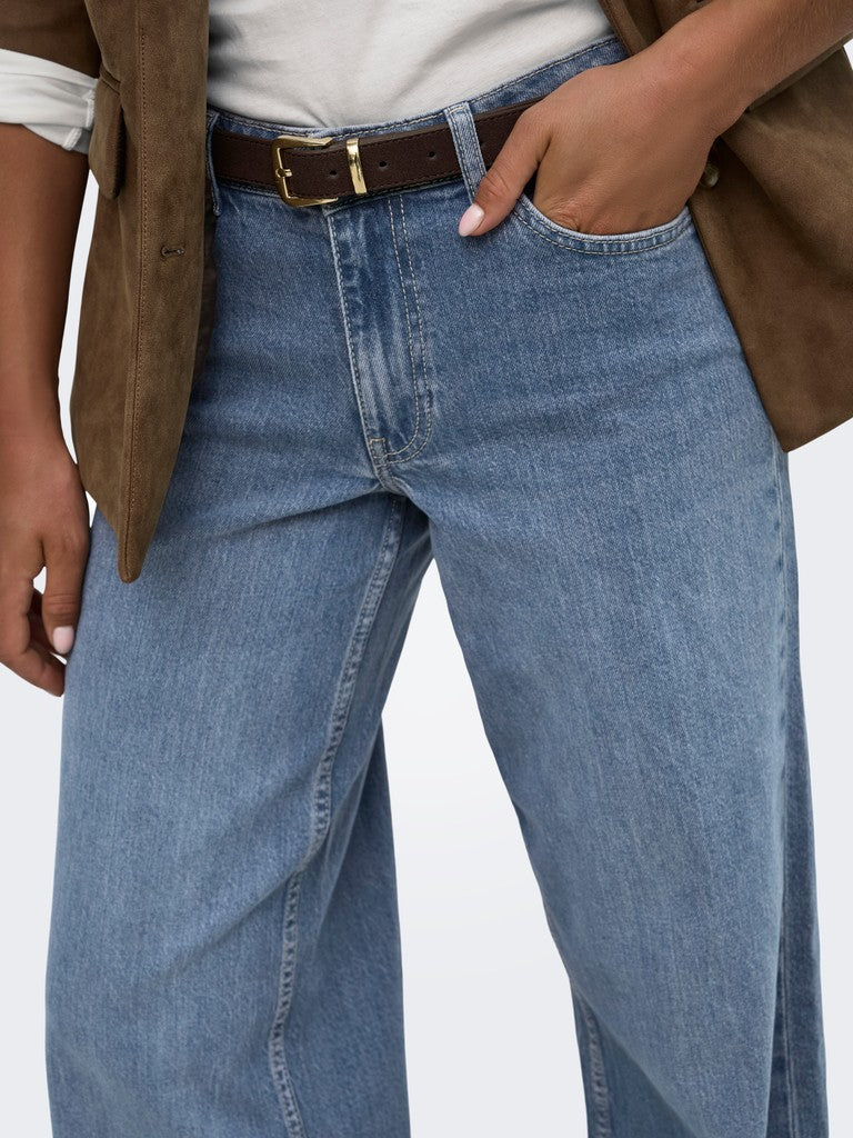Jdyruby Mw Wide Mbg001 105 Dnm Noos - Blue Denim