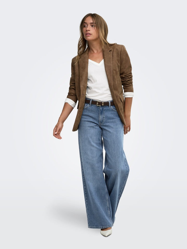 Jdyruby Mw Wide Mbg001 105 Dnm Noos - Blue Denim