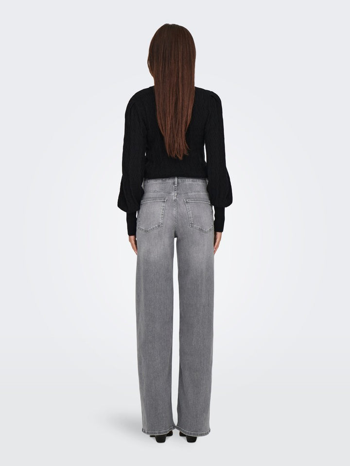 Onlmadison Blush Hw Dnm Rea0938 - Grey Denim