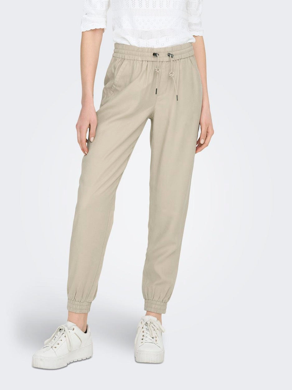 Onlkelda-emery Mw Pull-up Pants Pnt - Zand