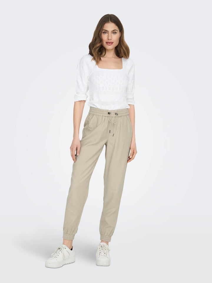 Onlkelda-emery Mw Pull-up Pants Pnt - Zand