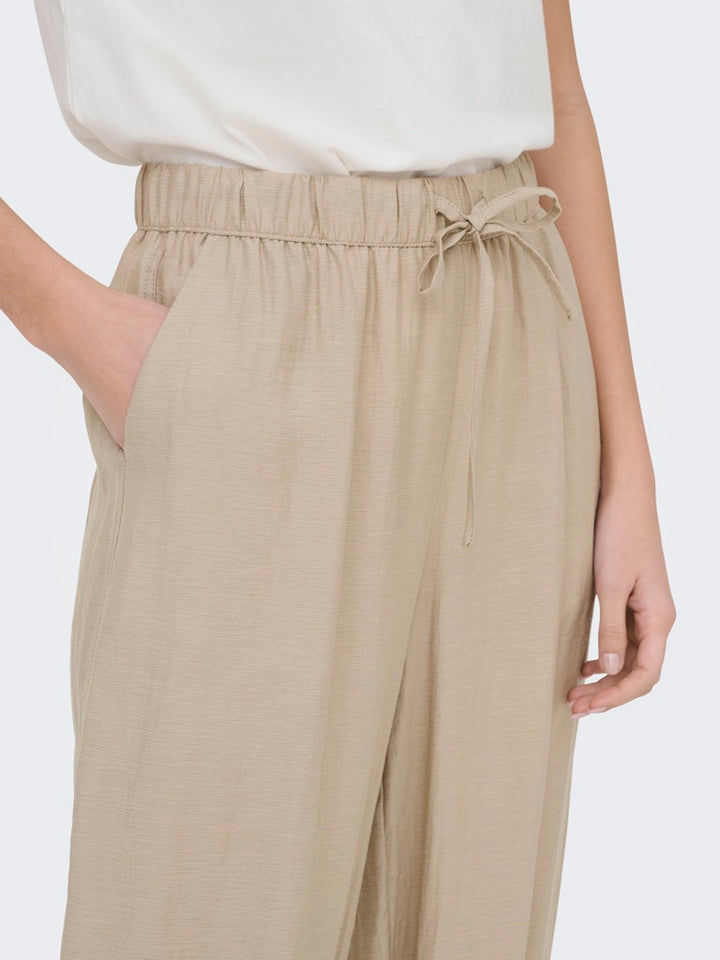 Jdyelly Hw Balloon Ankle Pants Wvn - Zand
