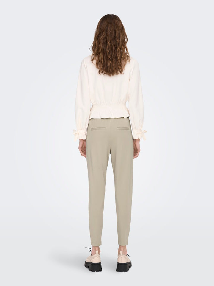 Onlpoptrash Life Easy Col Pant Pnt - Zand
