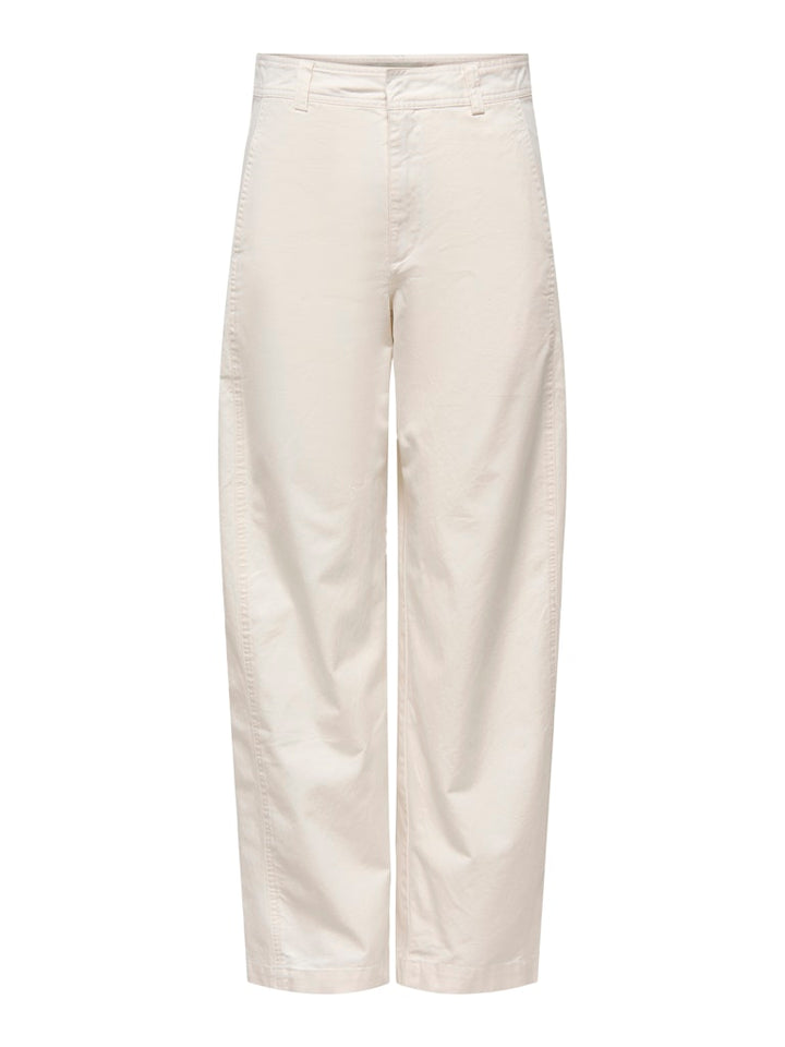 Jdyselma Hw Barrel Pants - Beige