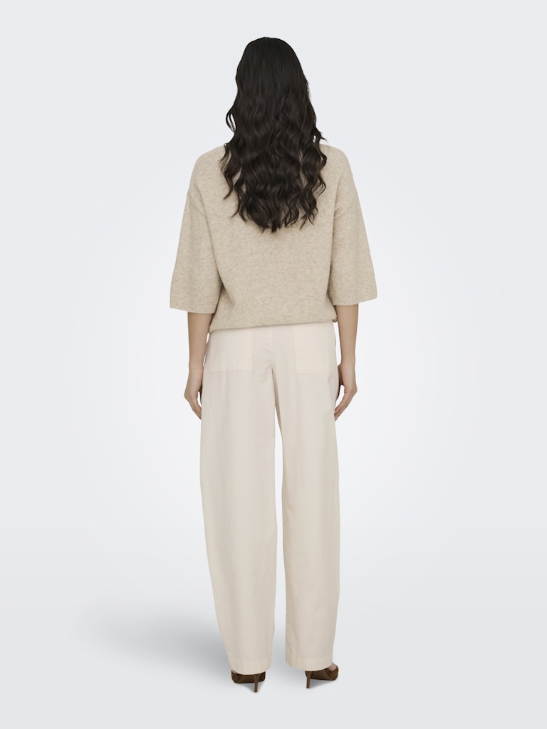 Jdyselma Hw Barrel Pants - Beige