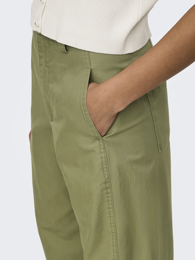 Jdyselma Hw Barrel Pants - Army