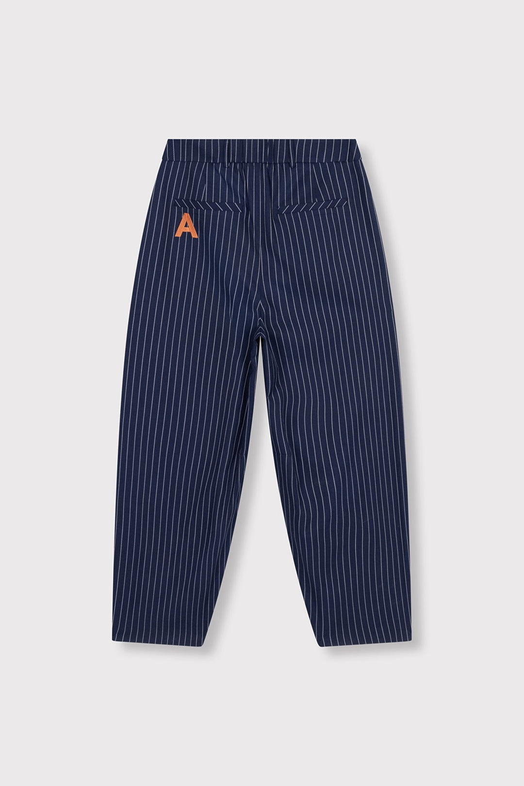 Striped Barrel Pant - Blauw Dessin