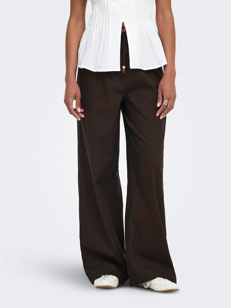 Onlisola Mw Pull-up Wide Pant Pnt - Bruin
