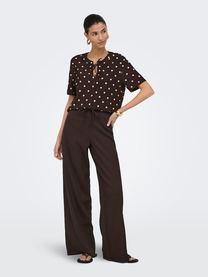 Jdydebbie New Loose Pant Jrs Dia - Bruin