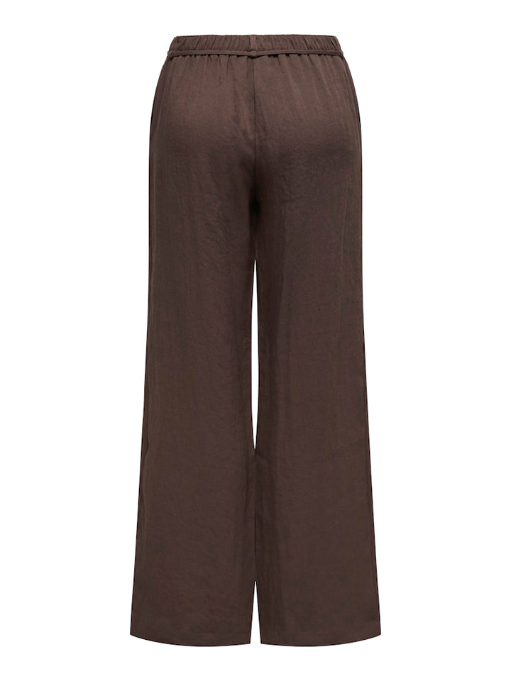 Jdyfinn Mw Belt Wide Pant Wvn - Bruin