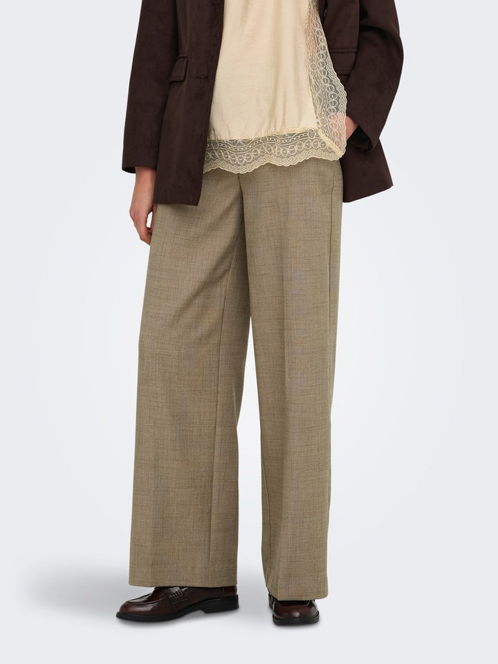 Jdyhaze Hw Straight Pant Tlr - Bruin