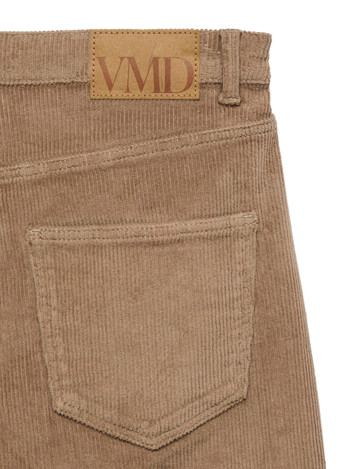 Vmtessa Hr Wide Corduroy Pants Noos - Licht Bruin