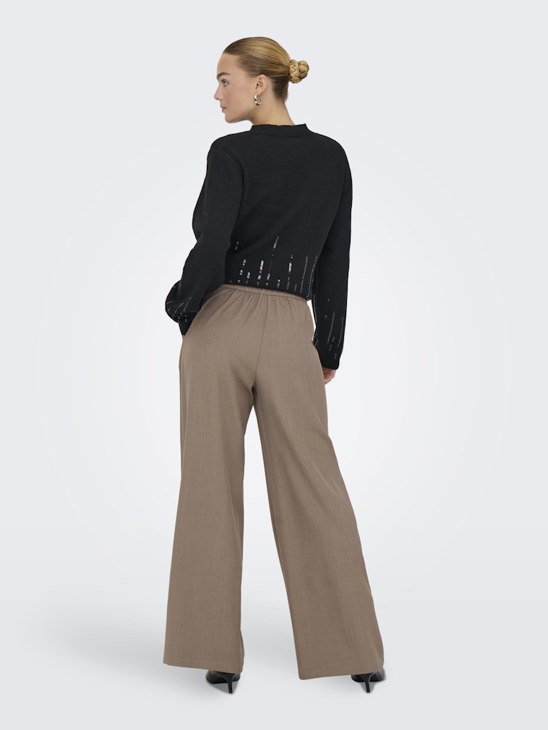 Jdydora Hw Wide Pant Tlr - Taupe