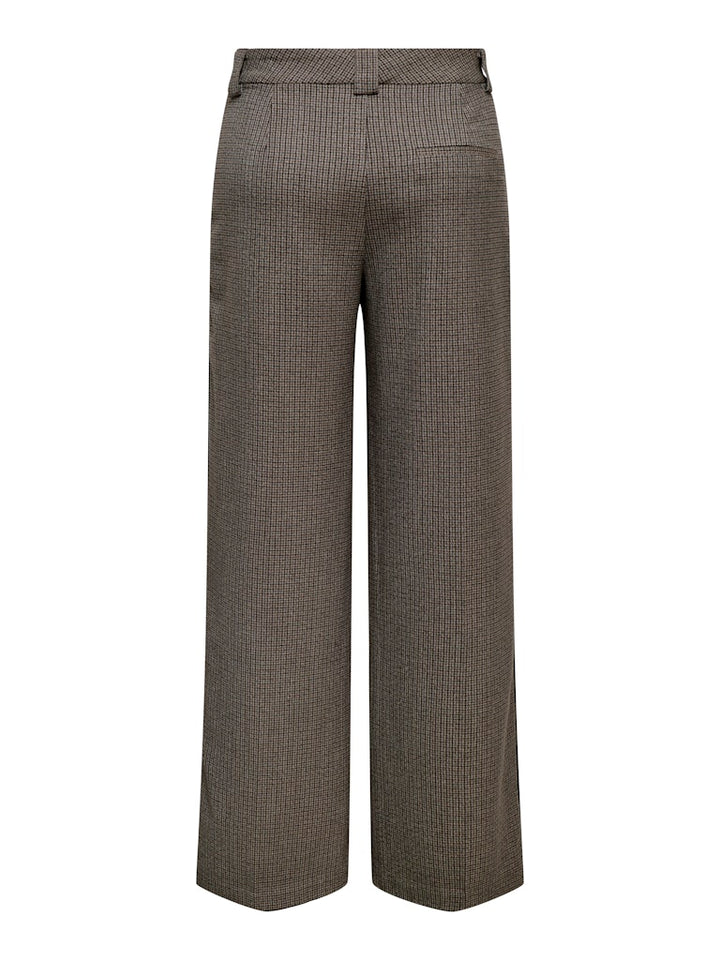 Onlalvia Life Mw Str Panel Pant Tlr - Bruin Dessin