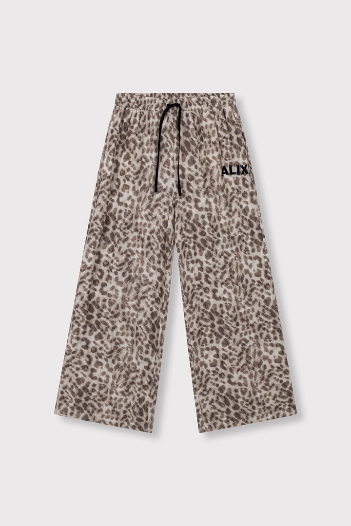 Sporty Animal Pants - Bruin Dessin